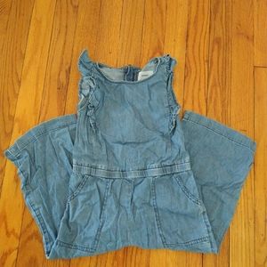 Girls Flutter Sleeveless Old Navy Denim Romper
